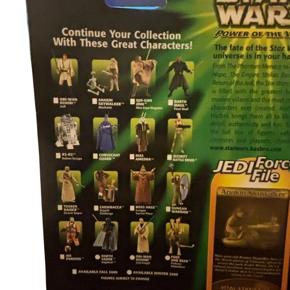 Star Wars Power of the Jedi Anakin Skywalker Mechanic Action Figure New‎
